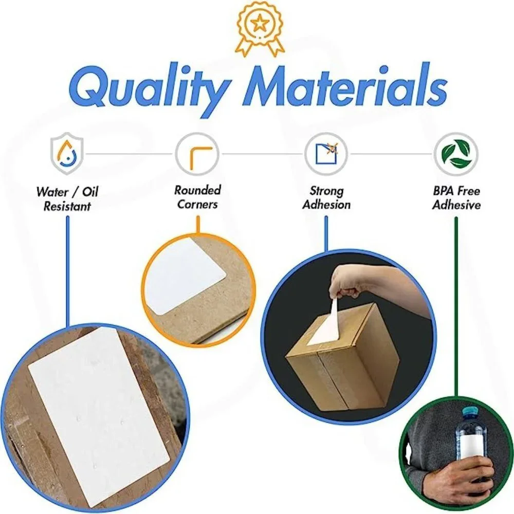 1 ½” X 1” Direct Thermal Labels Postage Barcode (4 Rolls, 1300 Labels Per Roll)